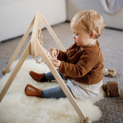 Sheepskin Baby Rug - White or Honey - Long Wool - NZ Made