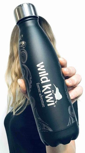 Stainless Steel Kowhaiwhai Drink Bottle 500ml