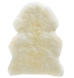 Single Ivory Sheepskin Rug - NZ Made