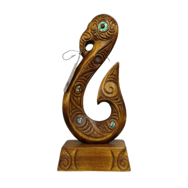 Fish Hook/Matau 842 Wood Carving