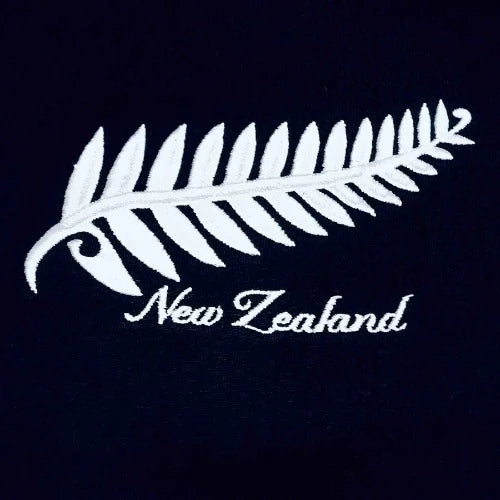 Ladies Fitted T-Shirt - Embroidered Fern