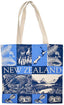 Scenic Blue Cotton Tote Bag