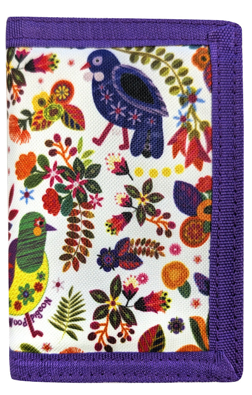 Velcro Wallet - Retro Birds Main image