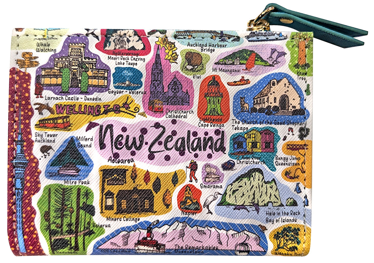 Small NZ Destinations Purse Main image