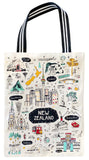 NZ Icons Gusset Cotton Tote Bag