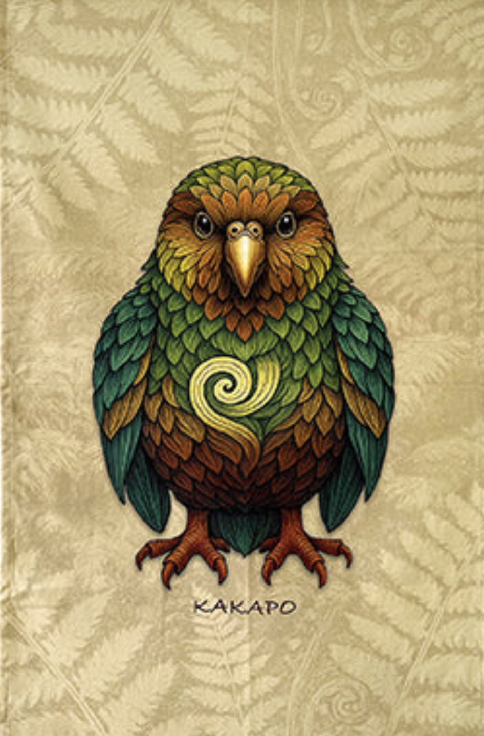 Nest Kakapo Tea Towel