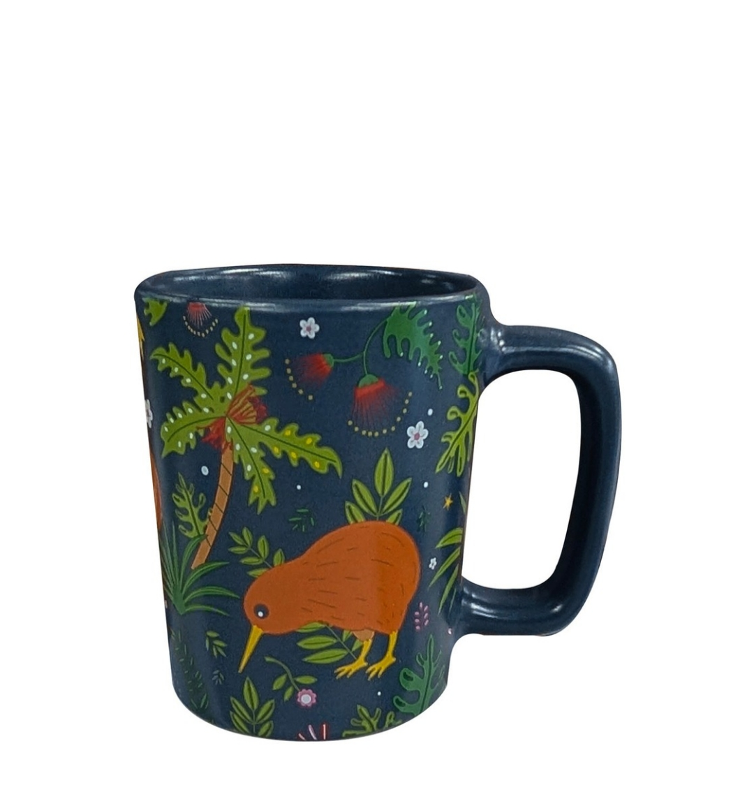 Rainforest Kiwi Short Espresso Ceramic Mug Main image
