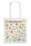 NZ Birds Cotton Tote Bag