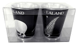 2 Pack NZ Kiwi And Fern Shot Glass