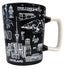 NZ Sketch Espresso Ceramic Small Mug - Black