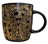 Whakairo Ceramic Mug - Black