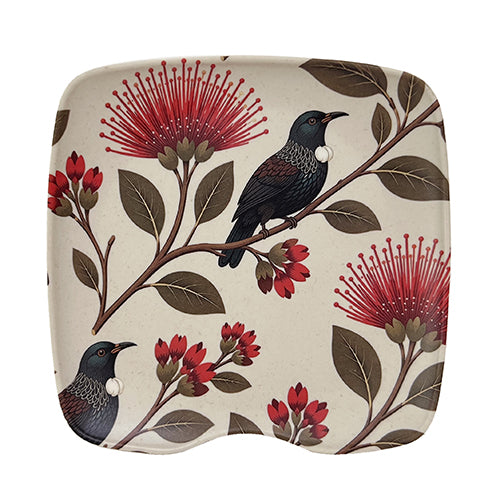 Bamboo Spoon Rest - Pōhutukawa Serenade