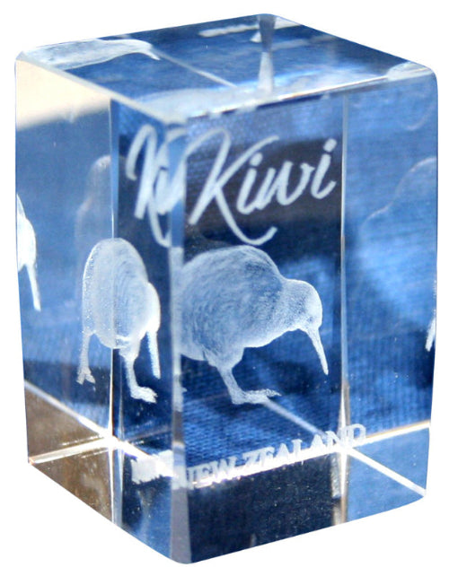 Glass Art - Cube Kiwi Main image