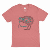 Ladies Fitted T-Shirt - Batik Kiwi