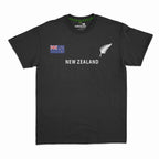 Men's T-Shirt - New Zealand Flag and Silver Fern
