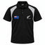 Men's Black Dry Fit Polo Shirt - Silver Fern