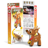 Eugy Reindeer - 3D Cardboard Model Kit