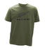 Green t-shirt with 'All Blacks' logo on a white background
