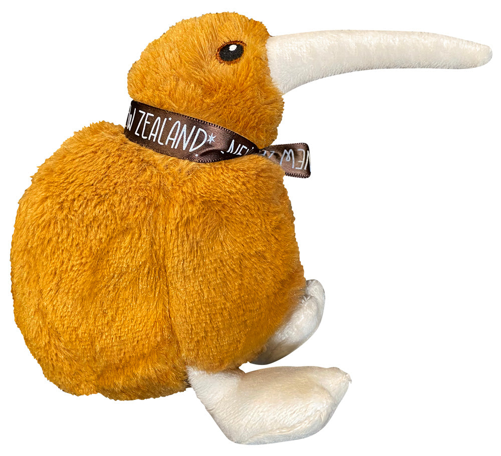 Large Tan Kiwi Soft Toy Main image
