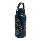 Maori Tattoo Design Drink Bottle With Handle 750mls