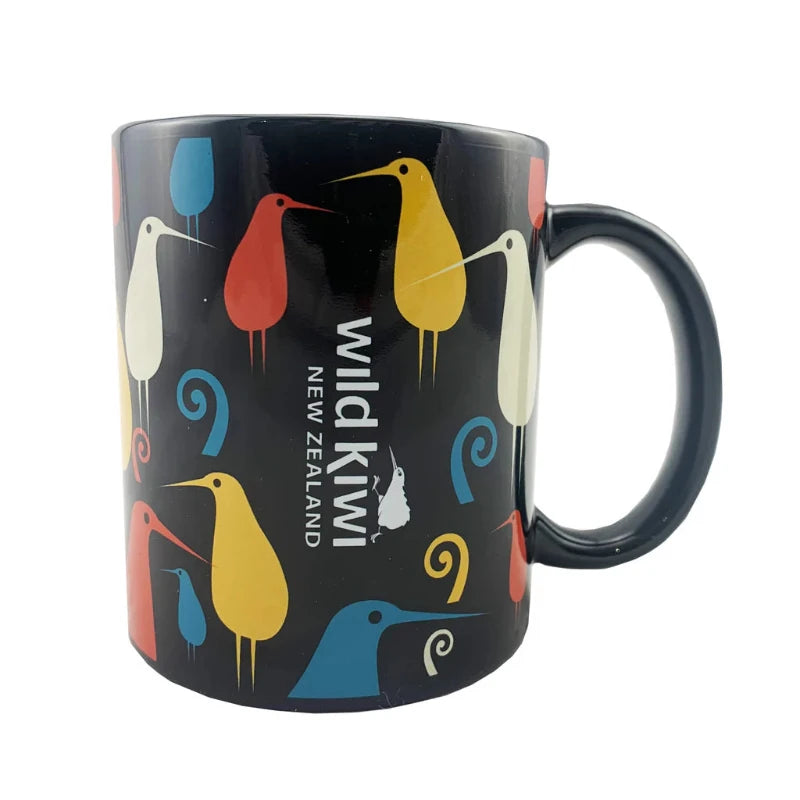 Wild Kiwi Adventure Mug - Retro Kiwi Main image