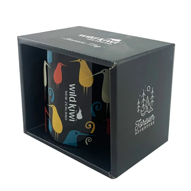 Wild Kiwi Adventure Mug - Retro Kiwi