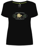 Ladies Fitted T-Shirt - Embroidered Kiwi Koru