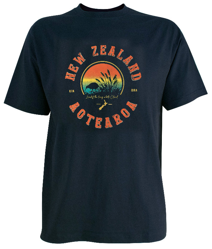 Sunset Kiwi Adults T-Shirt - Sizes S-3XL Main image