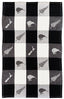 Waffle Tea Towel NZ Icons - Black