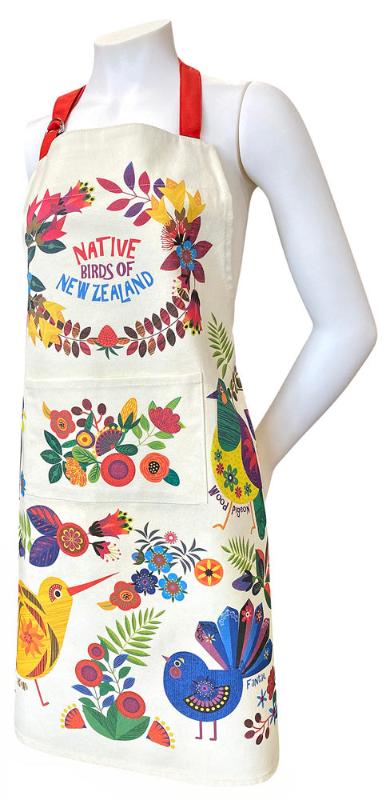 Apron - Retro Birds Main image