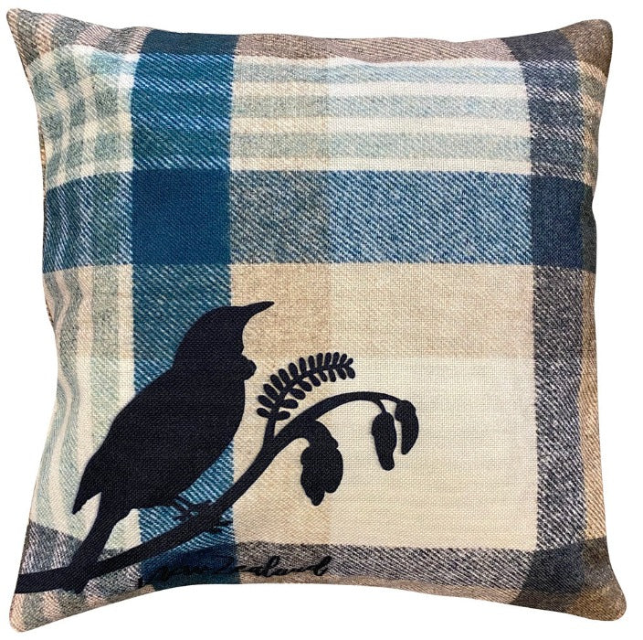 Cushion Cover - Silhouette Tui Blue Main image