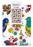 Retro NZ Birds Tea Towel