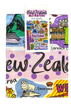 NZ Destinations Tea Towel