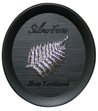 Magnet - Oval Silver Fern