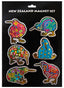 6 Pack Foil Magnets - Kiwis