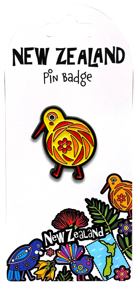 Pin Badge Retro Birds Main image