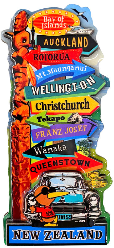 NZ Road Signs Magnet Main image