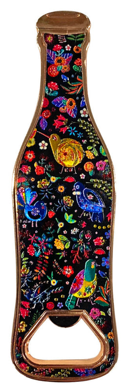 Magnet Bottle Opener - Retro Birds Main image