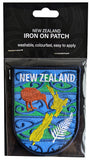 Iron on Patch - Kiwi/Fern/Map