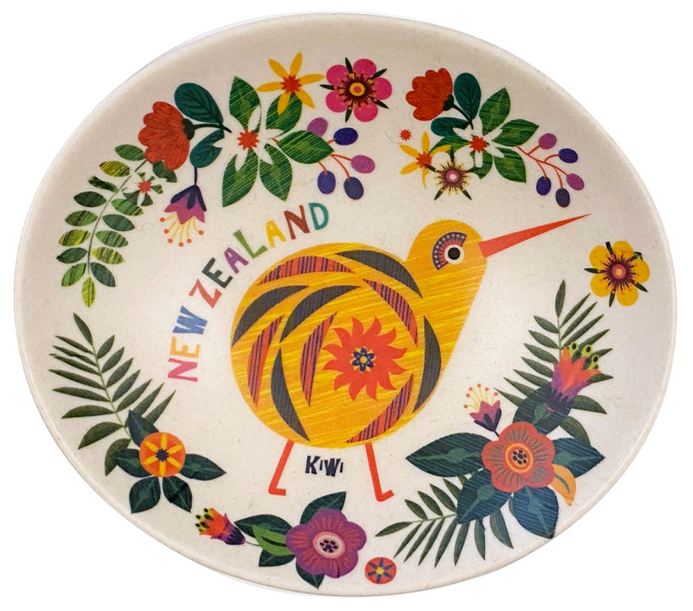 Bamboo Small Oval Dish - Retro Kiwi Main image