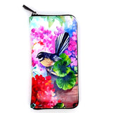 Long Leather Wallet - Fantail