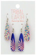 Tribal Earth Teardrop Kowhaiwhai Earrings Set x2 Designs