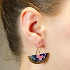 Tribal Earth Earrings 2 Set - Kiwi & Ferns