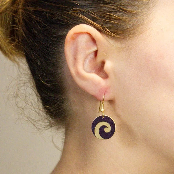 Tribal Earth Koru Earrings Set x2 Designs Secondary image