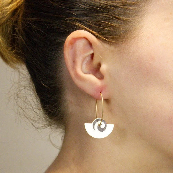 Tribal Earth Koru Earrings Set x2 Designs Souvenir Factory Shop