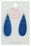Tribal Earth Earrings Set - Blue River