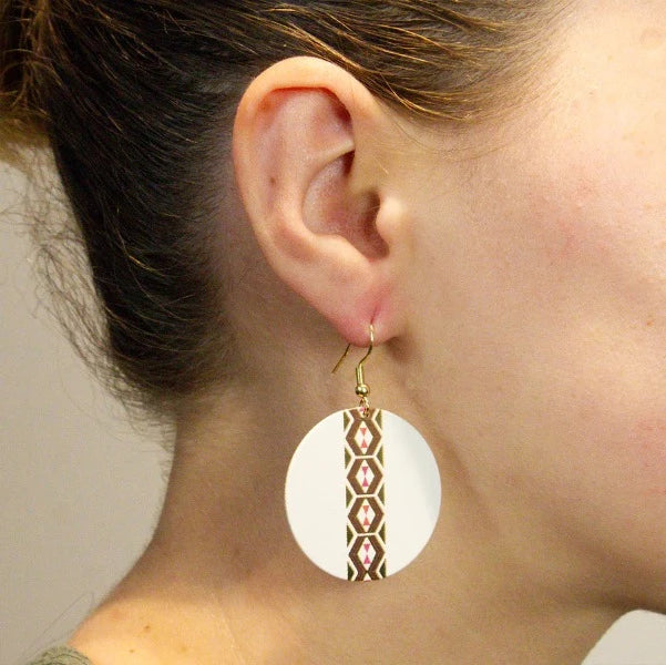 Tribal Earth Earrings Set - Pipi Secondary image