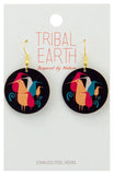 Tribal Earth Earrings Set - Flock of Kiwi