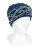Lothlorian Possum & Merino Aroha Unisex Beanie and/or Scarf - Lagoon/Charcoal