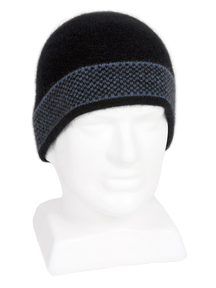 Lothlorian Possum & Merino Unisex Beanie and/or Scarf Morse - Light Blue Secondary image